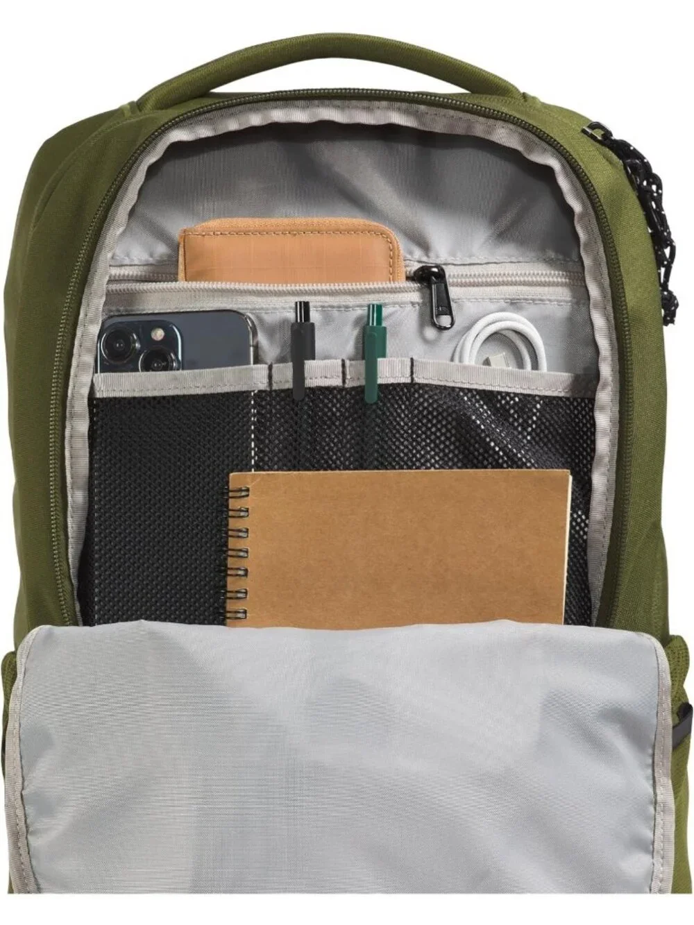 Stylish Woodland Green Daypack - Versatile One Size Backpack for Hiking & Travel